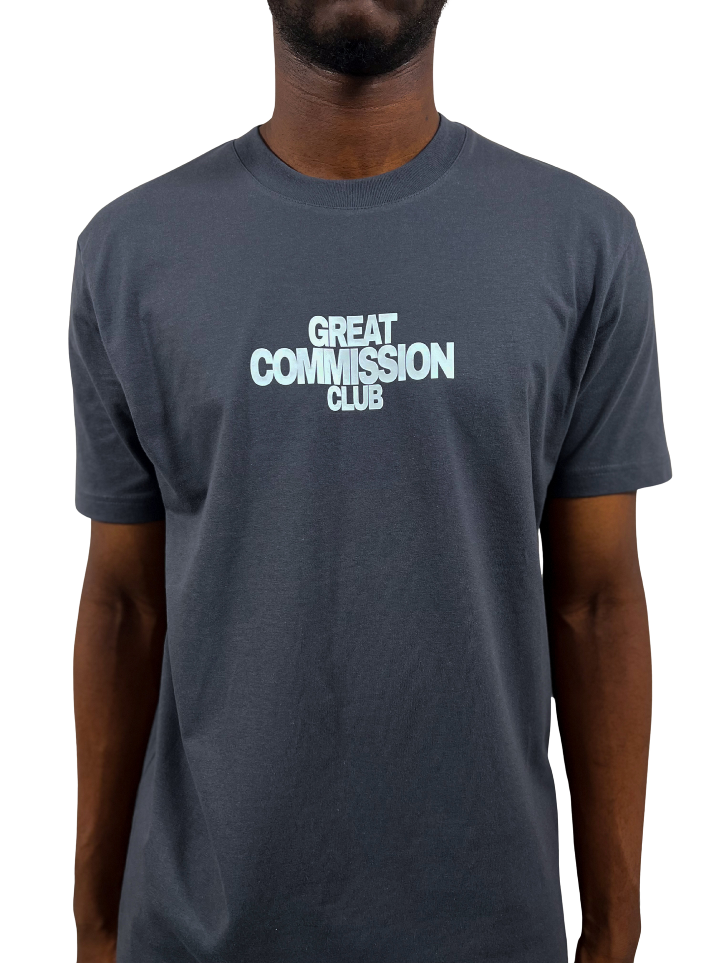 GREY “JESUS IS LORD” TEE
